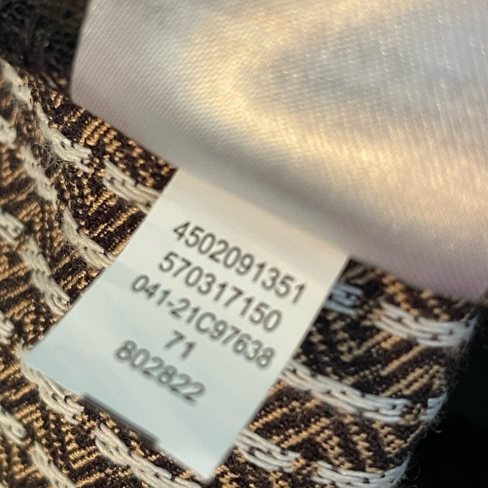 Chicos Brigitte Diamond Jacquard Ankle Pants business office corpcore size 8 M - Picture 7 of 13